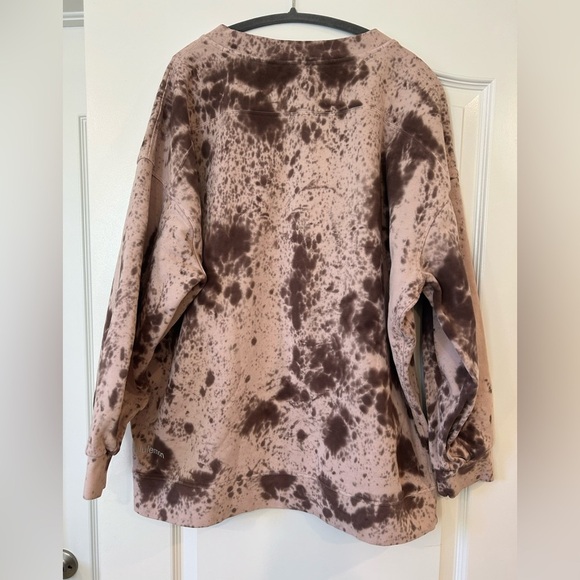 NWOT Lululemon Perfectly Oversized Crew Marble Dye Silky French Press - Picture 6 of 10